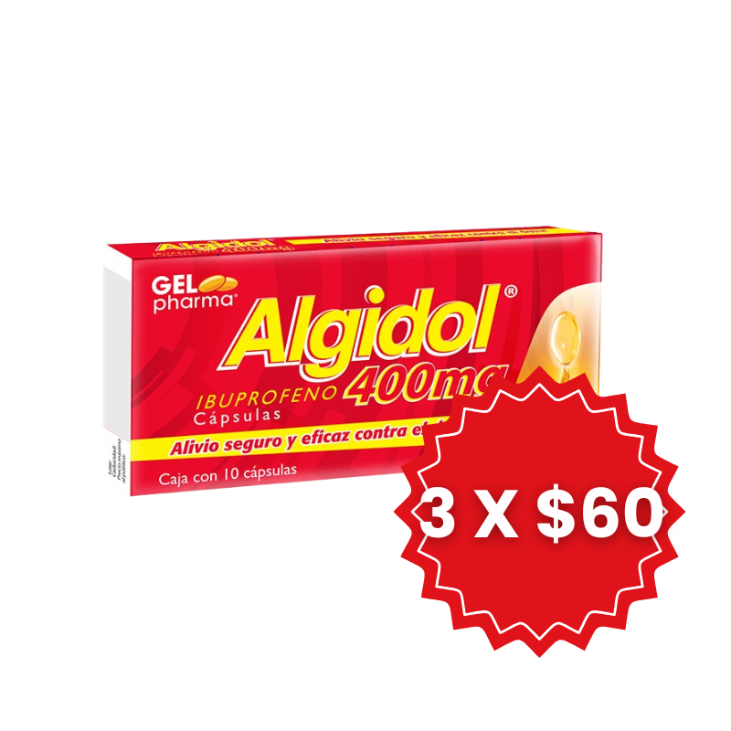 IBUPROFENO 400 MG (ALGIDOL)